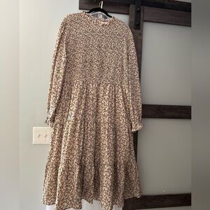 Hayden LA Cinched Cuff Floral Print Smocked Dress 2XL NWT